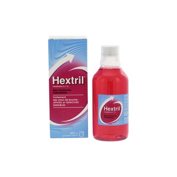 HEXTRIL, 0,1 POUR CENT, bain de bouche, flacon - 400 ml