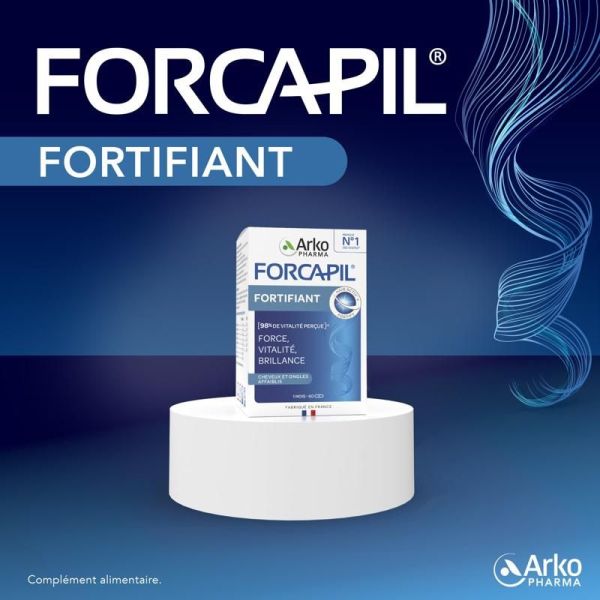Forcapil® Fortifiant Cheveux et Ongles - Lot 3 mois