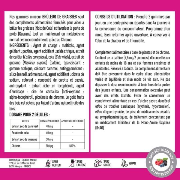 Gummies Brûleur de graisses - 60g