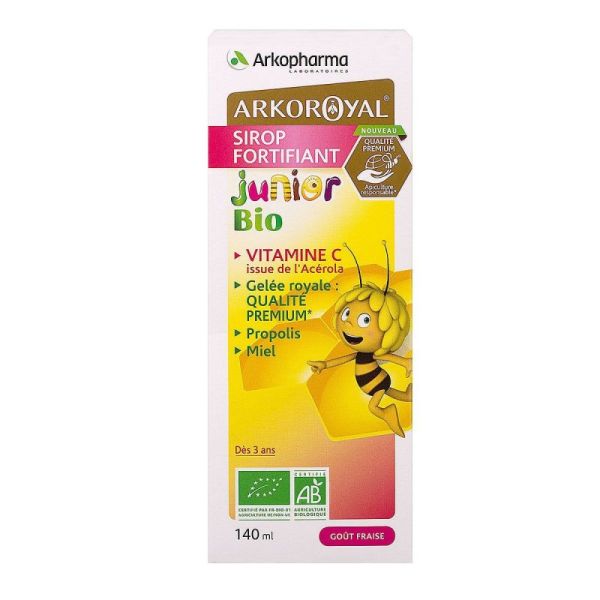 Arko Royal® Sirop Fortifiant Bio Junior - 140ml