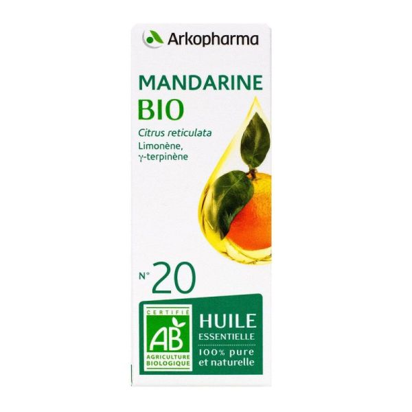 Arkopharma Huile Essentielle Mandarine (Citrus reticulata) Bio n°20 - 10 ml