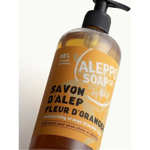 Savon d'Alep liquide Fleur d'Oranger - 500ML