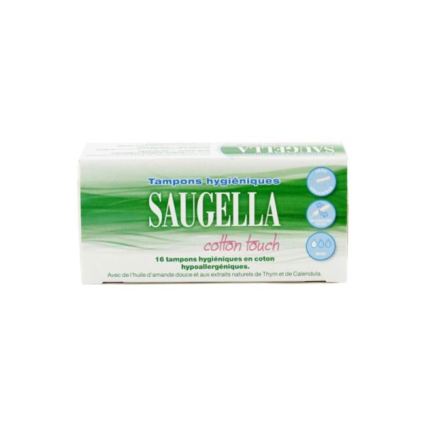 Saugella Cotton Touch  Tampons Hygiéniques Mini - 16 unités