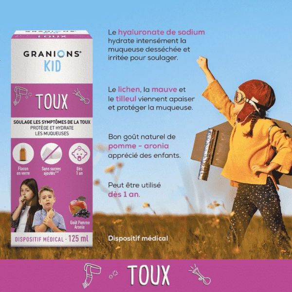 Kid Toux - Solution Buvable - 125ml