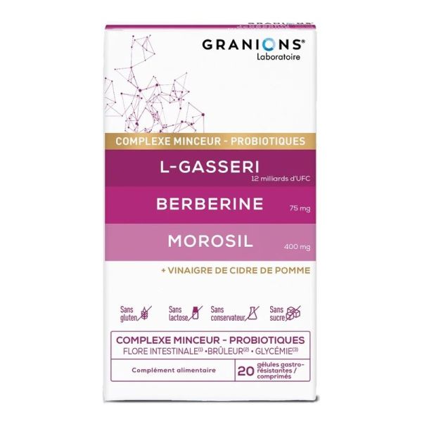 Complexe Microbiote Minceur LGasseri Berberine Morosil