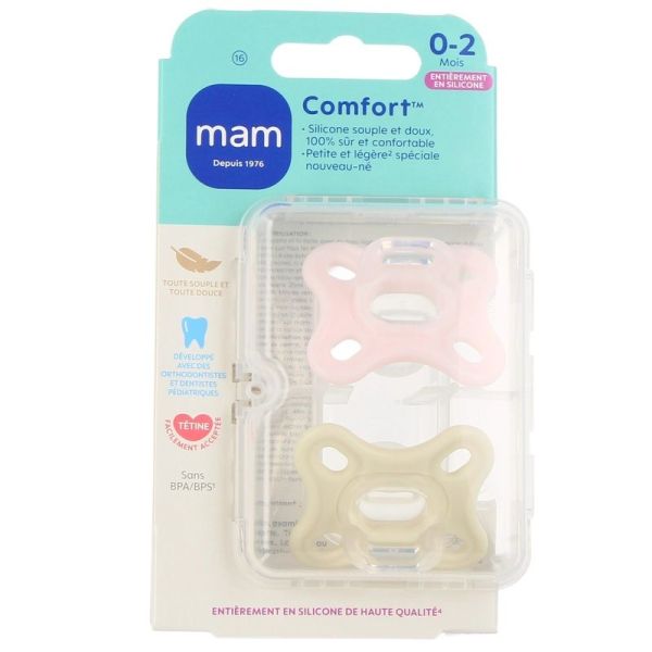 Comfort Sucette symétrique - 0-2 mois