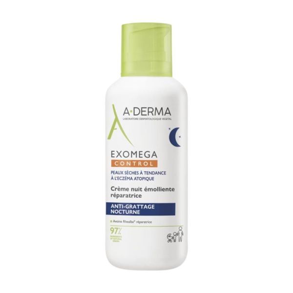 EXOMEGA CONTROL Crème nuit émolliente réparatrice - 400ml