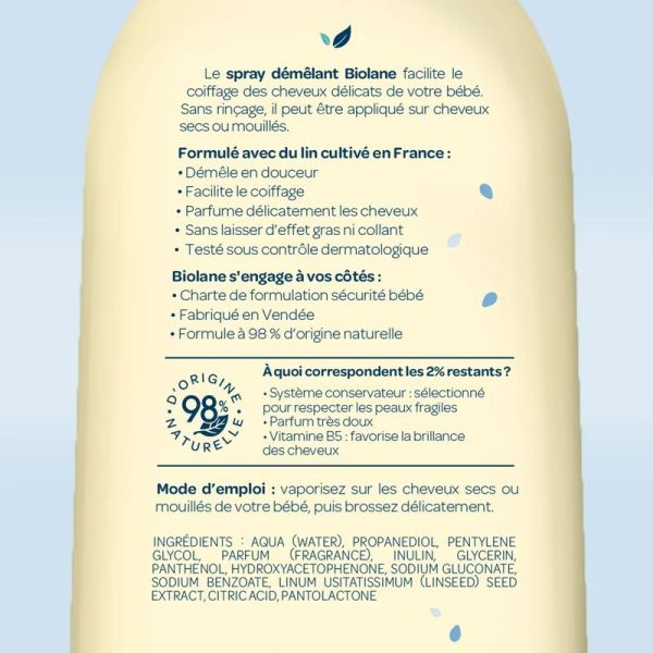 Spray démêlant - 200 ml