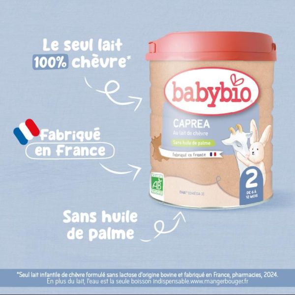 Laits Infantiles Caprea 2ème âge - 800g