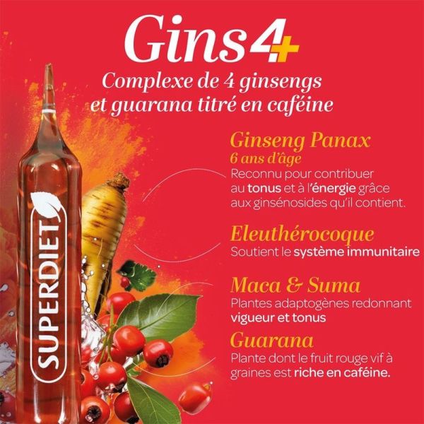 Ginseng Immunité Bio - 20 ampoules