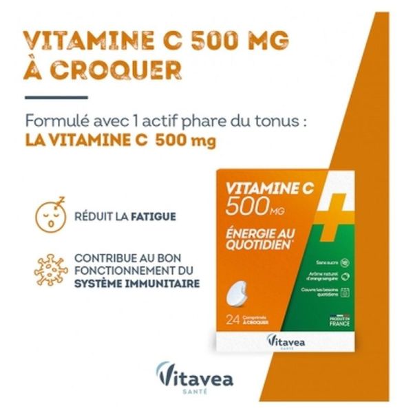 Vitamine C à croquer - 24 comprimés