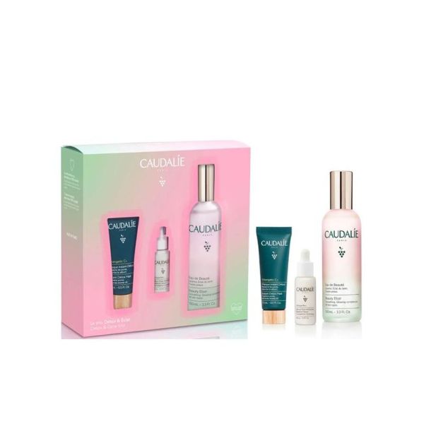 Caudalie Coffret Trio Détox & Éclat Eau de beauté