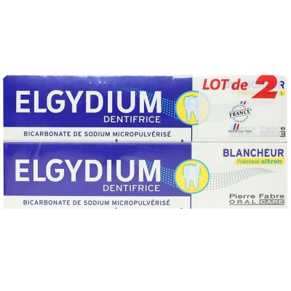 Dentifrice Blancheur Saveur Citron - 75ml