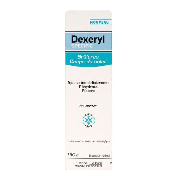 Dexeryl Specific Brûlures Coups de Soleil - 150 g