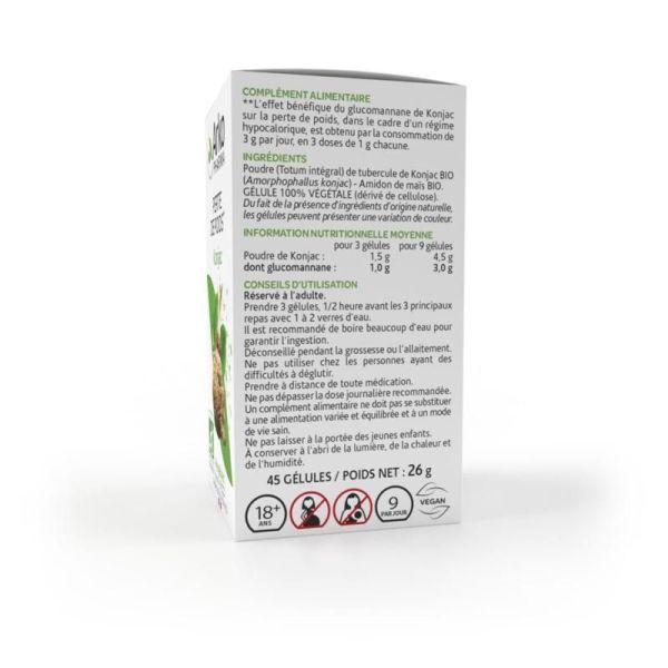 Arkogélules® Konjac - 45 gélules