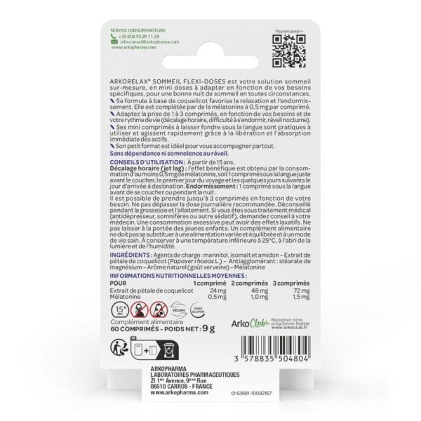 Arkorelax® Sommeil Flexi-Doses
