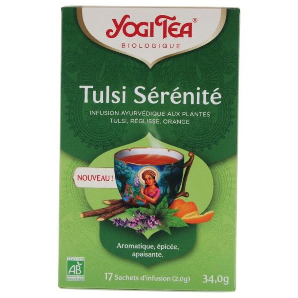 Yogi Tea Tulsi Sérénité Bio - 17 Sachets