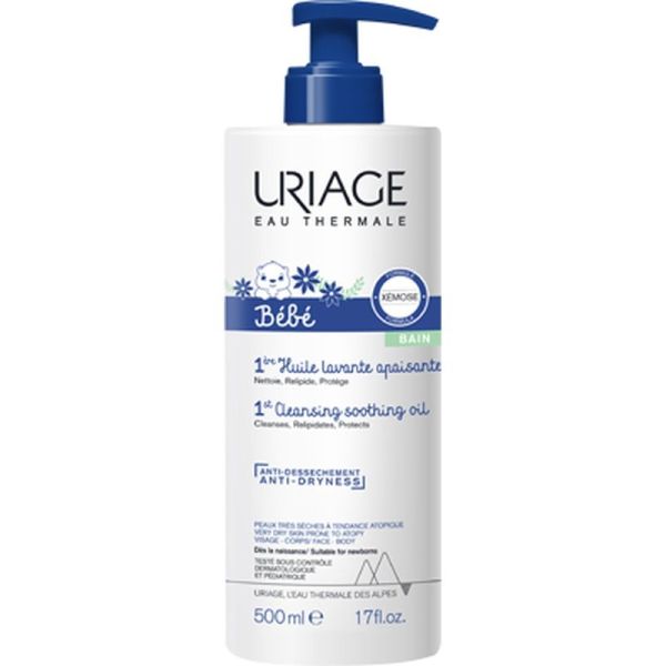 Bain & toilette BÉBÉ 1ÈRE HUILE LAVANTE APAISANTE - 500 mL