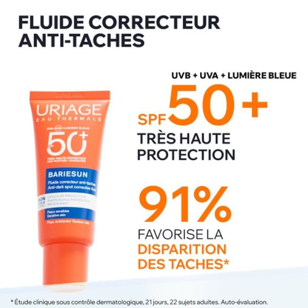 Fluide Solaire Correcteur Anti-Taches SPF50+ BARIÉSUN - 40 ml