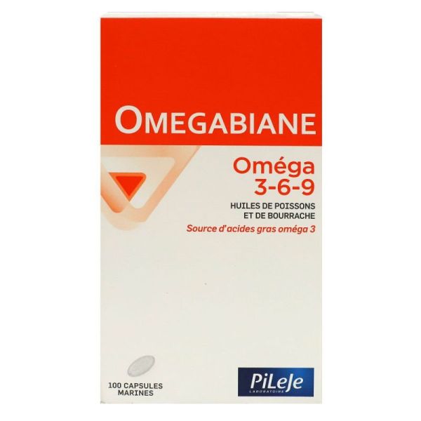 Pileje Omegabiane Oméga 3-6-9 - 100 capsules