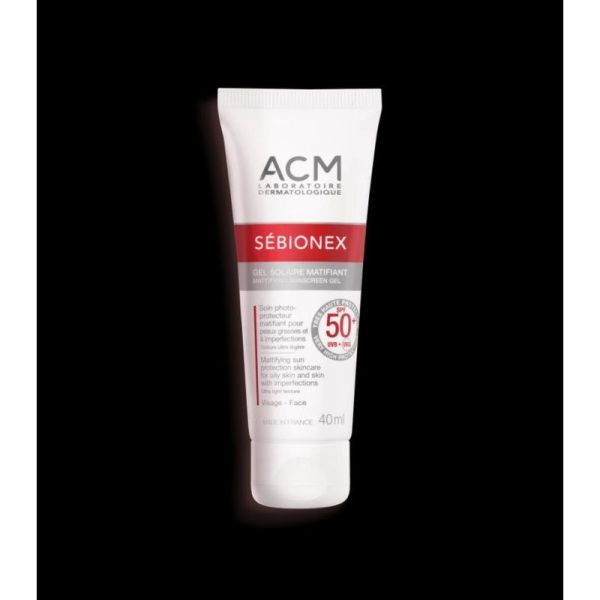 Sébionex Gel Solaire Matifiant SPF 50+ - 40 ml