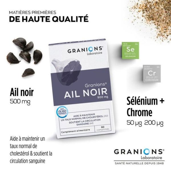 Système cardiovasculaire Ail Noir - 500 mg