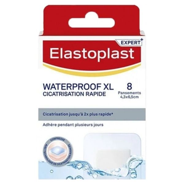 Waterproof XL Pansements Cicatrisation Rapide - 8 unités