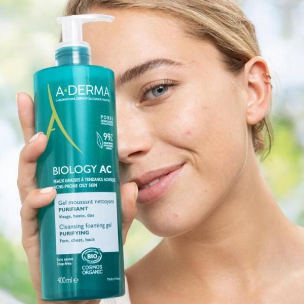 BIOLOGY AC Gel moussant nettoyant purifiant - 400ml