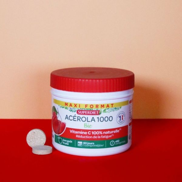 Acérola 1000 Bio - 60 comprimés
