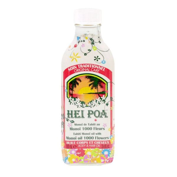 Hei Poa Monoï de Tahiti au Monoï 1000 Fleurs - 100ml