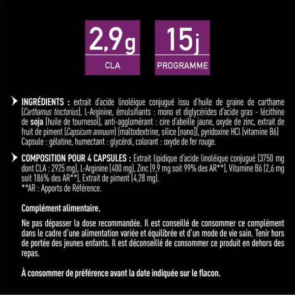 Ripped Max CLA 3000 - 60 capsules