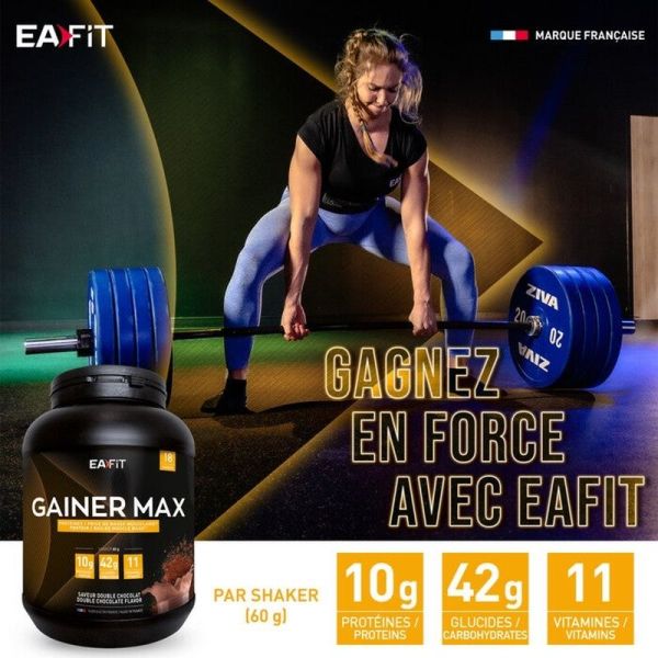  Eafit Construction Musculaire Gainer Max Vanille Intense - 1.1 kg