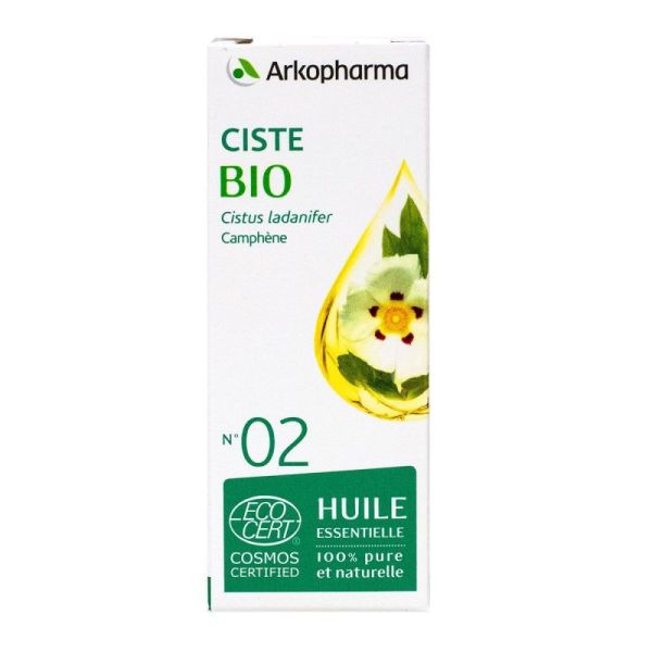 Arkopharma Huile Essentielle Ciste (Cistus ladanifer) Bio n°02 - 5 ml