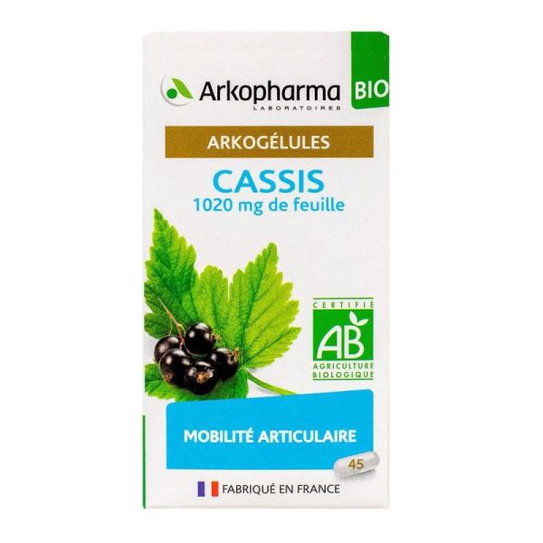 Arkopharma Arkogélules Cassis Bio - 45 Gélules