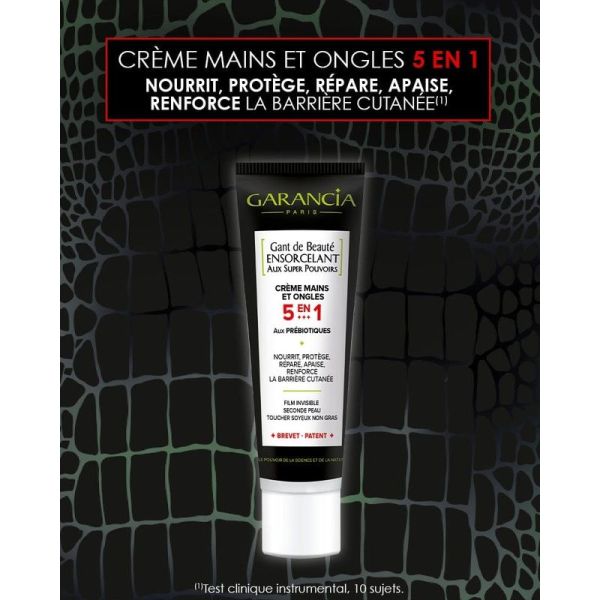 Gant de Beauté ENSORCELANT AUX SUPER POUVOIRS Crème mains et ongles 5 en 1 aux prébiotiques - 50 gr