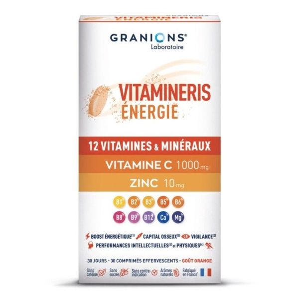 Vitamineris Énergie 1000mg - 30 comprimés