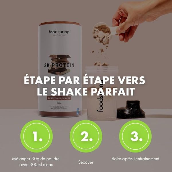 3K Whey en poudre Gout Chocolat- 750g