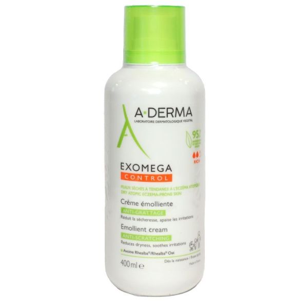 A-DERMA Exomega Control Crème Émolliente Anti-Grattage - 400 ml