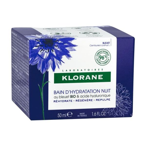 Bleuet Bain d’Hydratation Nuit BIO - 50ml