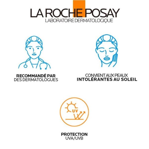 ANTHELIOS UVAIR - SPF50+ Sérum Solaire Visage - Teinte Foncée