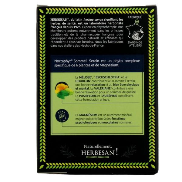 Sommeil serein gélules Noctaphyt - 45 gélules