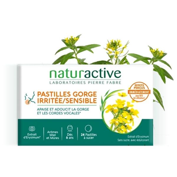 Immunité & ORL - Pastilles Gorge irritée/sensible - 24 pastilles