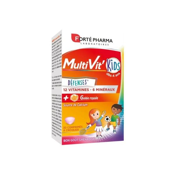 MultiVit'Kids - 30 comprimés à croquer