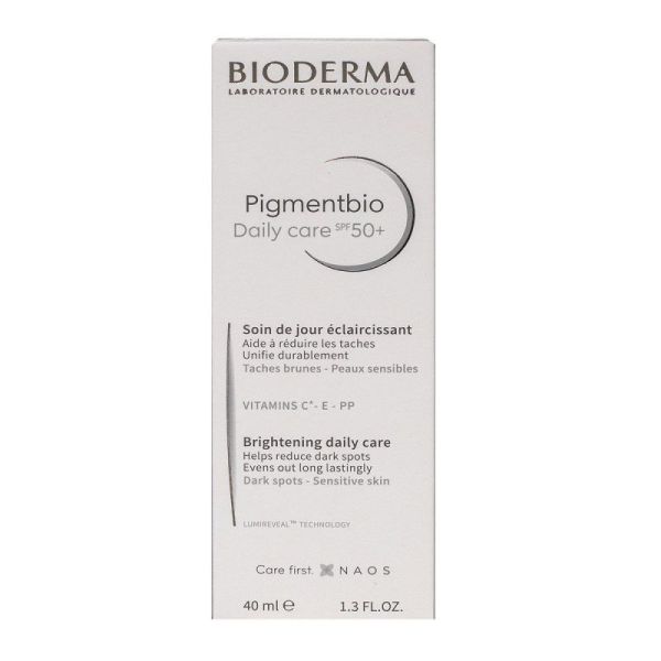 Bioderma Pigmentbio Daily Care SPF50+ Soin de Jour Éclaircissant - 40 ml