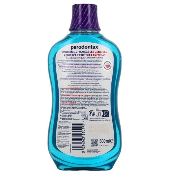 Bain de bouche quotidien Renforce et Protège à l'acide hyaluronique - 500ml