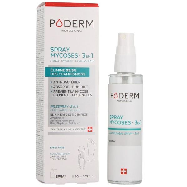 Poderm Spray Mycoses 3 en 1 - 50ml