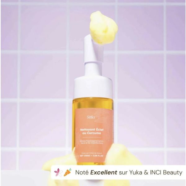 Sefia Mousse Nettoyante Eclat Curcuma 100Ml