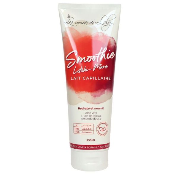 Les Secrets de Loly Lait capillaire Smoothie Litchi-Mûre - 250ml