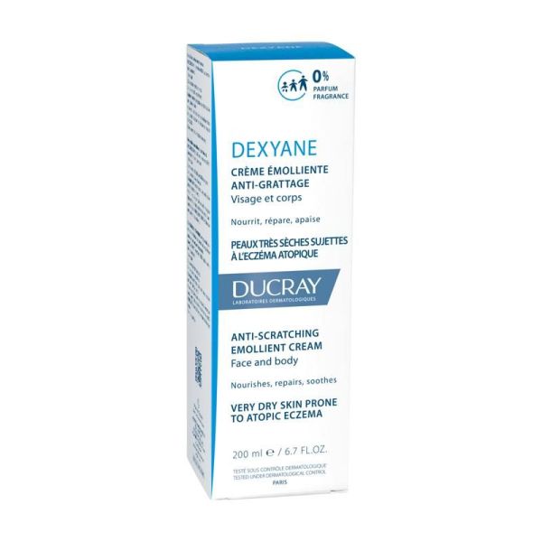 Dexyane Crème émolliente anti-grattage - 200ml