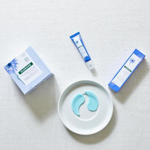 Bleuet Patchs yeux lissants hydro-gel